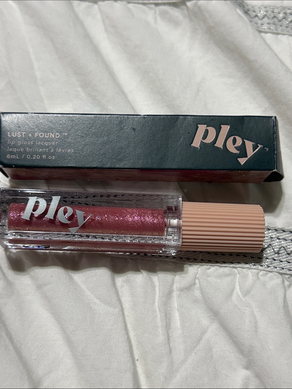 Pley Lust + Found Lip Gloss Lacquer in Ava